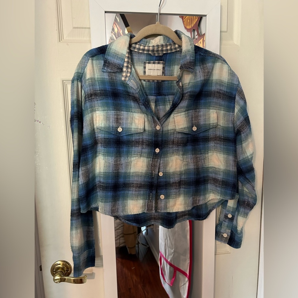 Cropped flannel